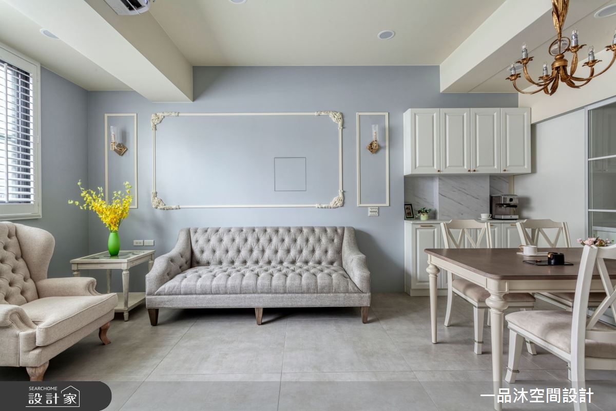 60坪新成屋(5年以下)＿美式鄉村風客廳餐廳案例圖片＿一品沐空間設計＿一品沐_29之1