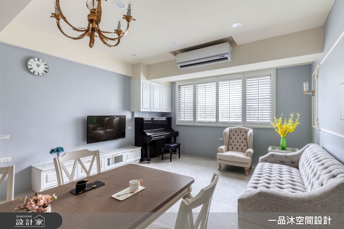 60坪新成屋(5年以下)＿美式鄉村風客廳餐廳案例圖片＿一品沐空間設計＿一品沐_29之2