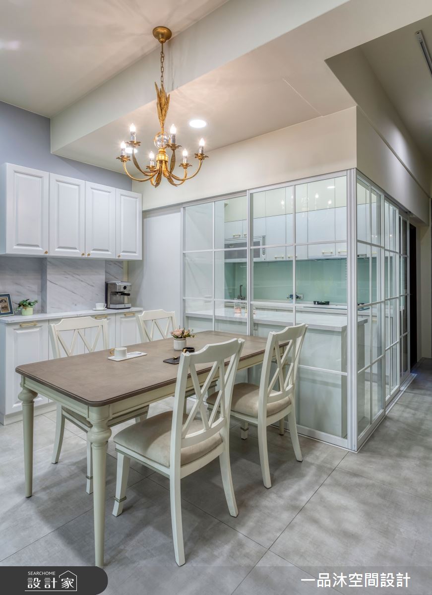 60坪新成屋(5年以下)＿美式鄉村風餐廳廚房中島案例圖片＿一品沐空間設計＿一品沐_29之5