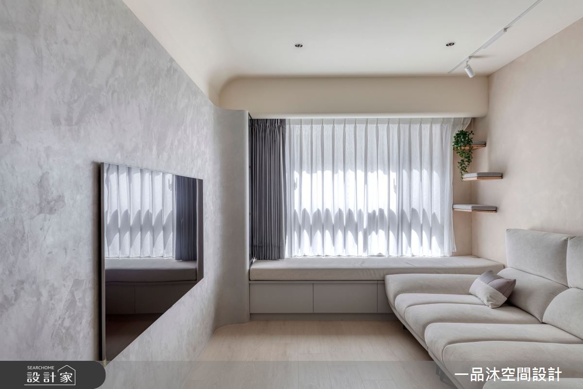 17坪新成屋(5年以下)＿混搭風客廳臥榻案例圖片＿一品沐空間設計＿一品沐_31之9