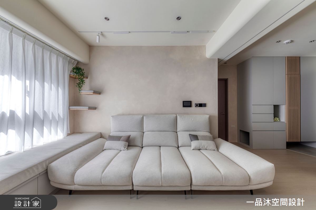 17坪新成屋(5年以下)＿混搭風客廳臥榻案例圖片＿一品沐空間設計＿一品沐_31之10