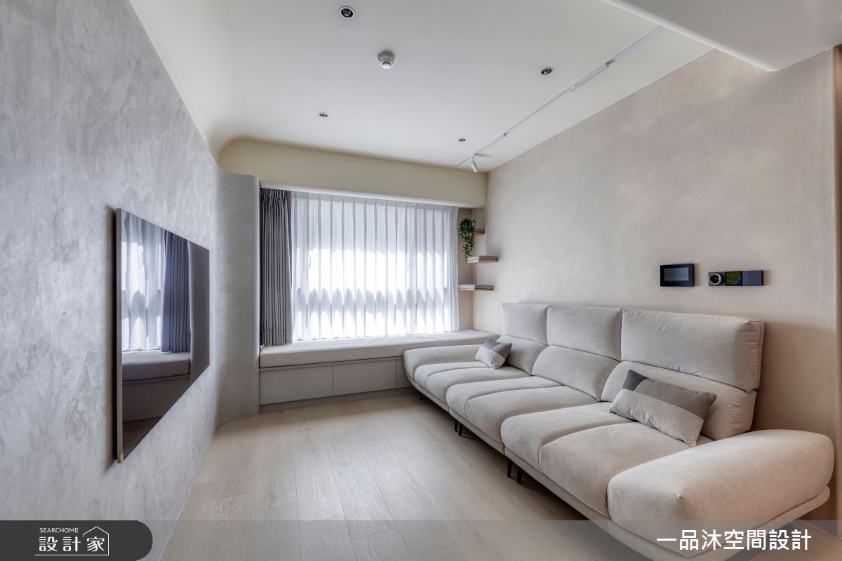 17坪新成屋(5年以下)＿混搭風客廳臥榻案例圖片＿一品沐空間設計＿一品沐_31之8