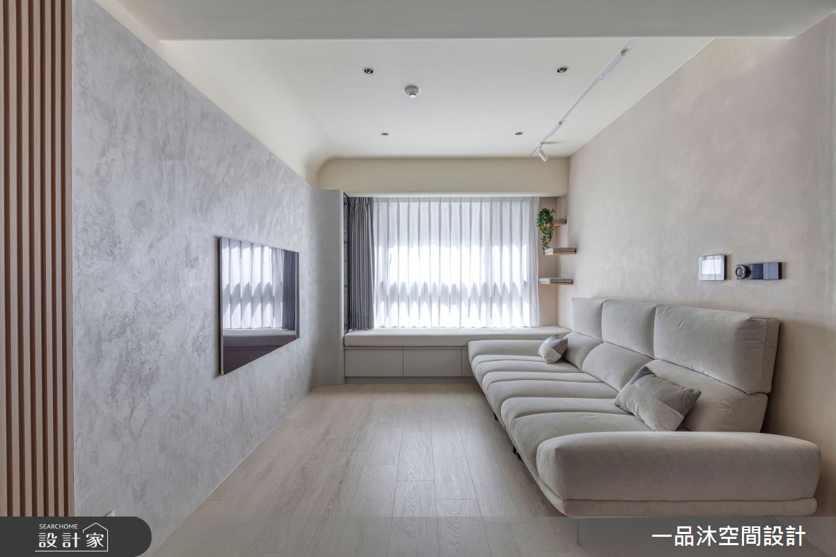 17坪新成屋(5年以下)＿混搭風客廳臥榻案例圖片＿一品沐空間設計＿一品沐_31之11