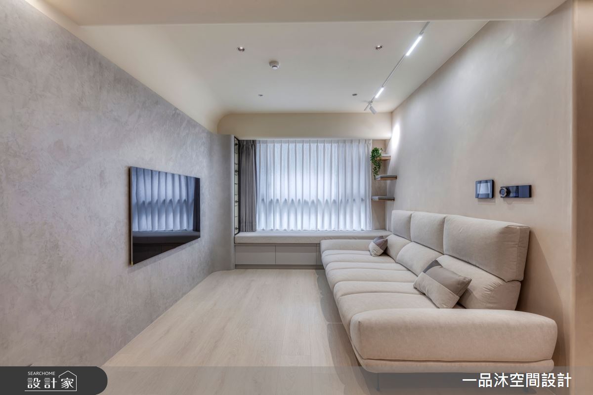 17坪新成屋(5年以下)＿混搭風客廳臥榻案例圖片＿一品沐空間設計＿一品沐_31之12