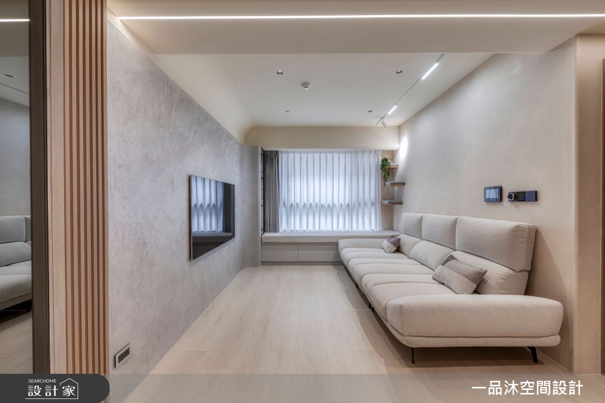 17坪新成屋(5年以下)＿混搭風客廳臥榻案例圖片＿一品沐空間設計＿一品沐_31之15