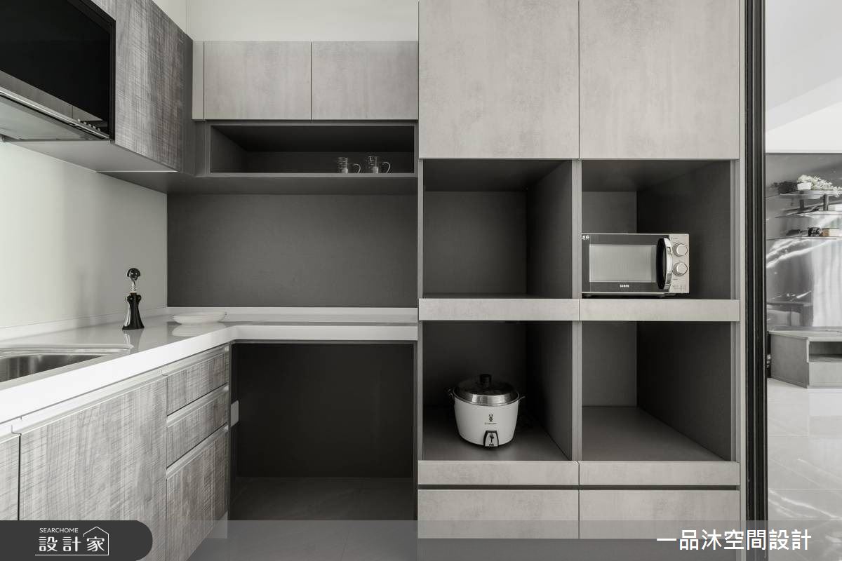 27坪新成屋(5年以下)＿現代簡約風廚房案例圖片＿一品沐空間設計＿一品沐_32之10