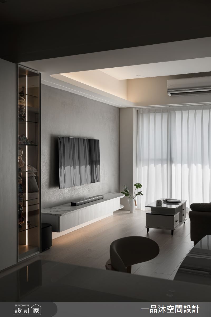 25坪新成屋(5年以下)＿現代簡約風客廳餐廳案例圖片＿一品沐空間設計＿一品沐_33之4