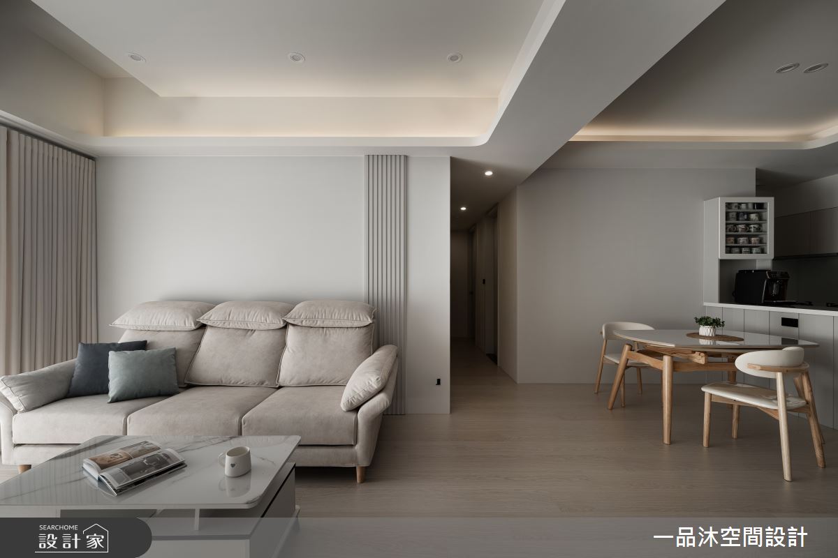 25坪新成屋(5年以下)＿現代簡約風客廳餐廳案例圖片＿一品沐空間設計＿一品沐_33之11