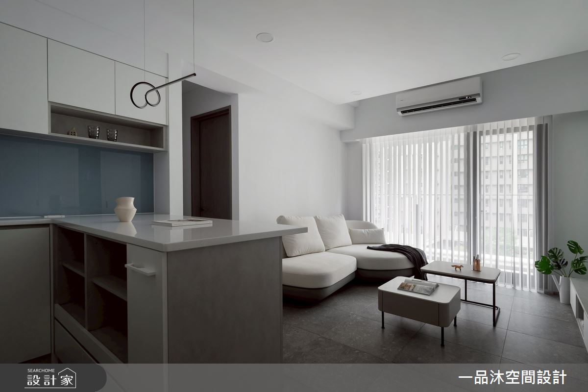 新成屋(5年以下)＿簡約風客廳餐廳吧檯中島案例圖片＿一品沐空間設計＿一品沐_35之6