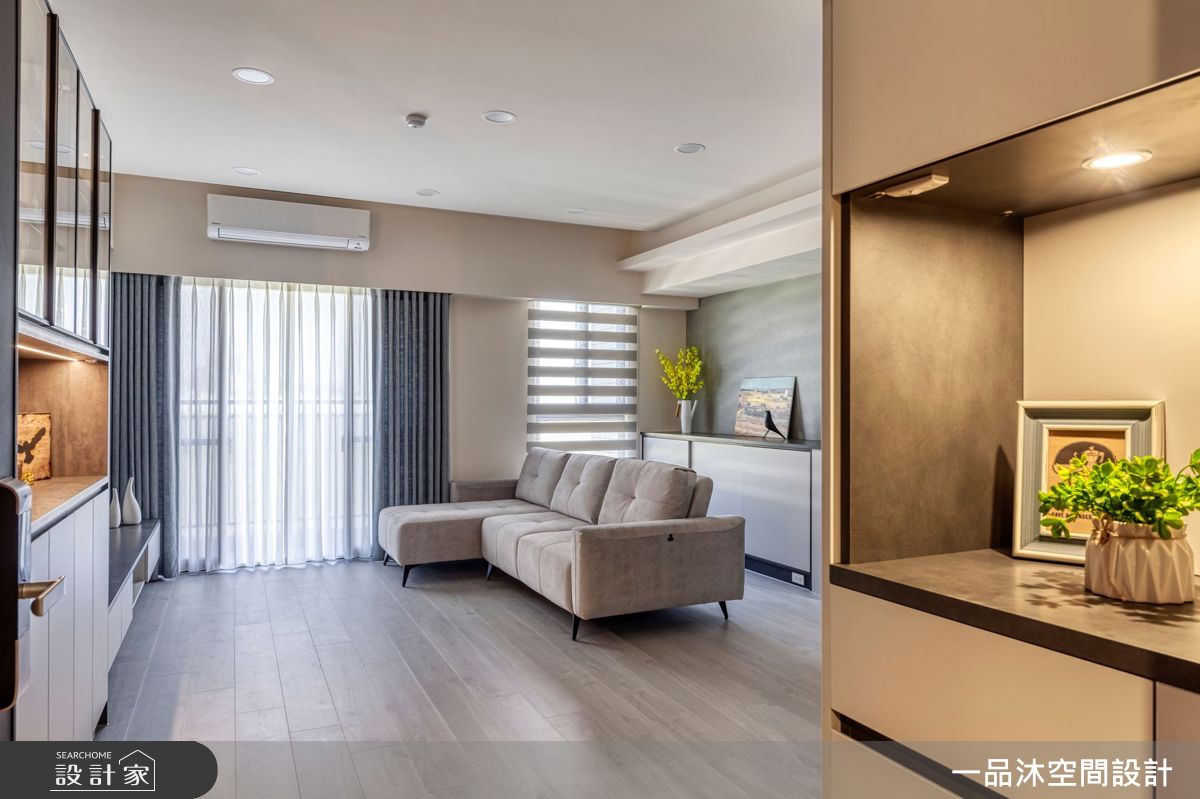 29坪新成屋(5年以下)＿北歐簡約風客廳案例圖片＿一品沐空間設計＿一品沐_37之9