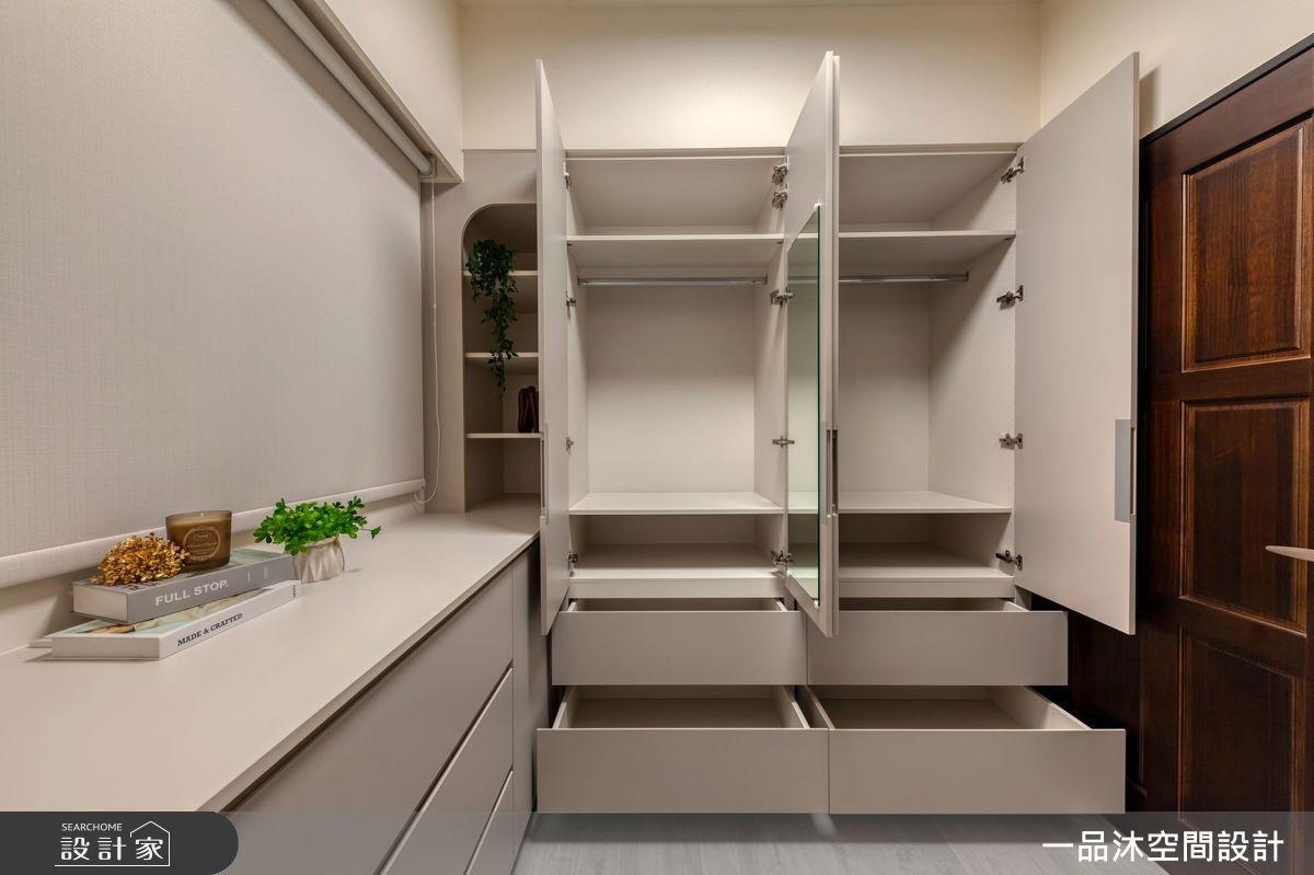 29坪新成屋(5年以下)＿北歐簡約風更衣間案例圖片＿一品沐空間設計＿一品沐_37之20