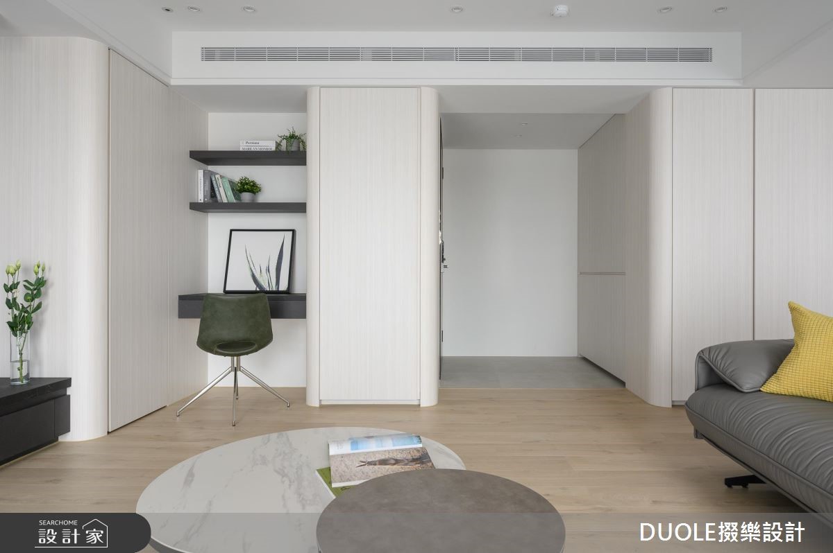 35坪新成屋(5年以下)＿現代風客廳書房案例圖片＿DUOLE掇樂設計＿掇樂_07之8