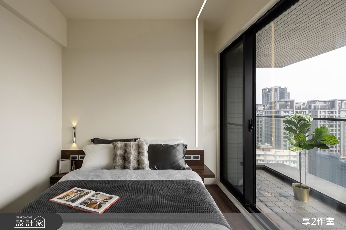 20坪新成屋(5年以下)＿現代風臥室案例圖片＿享享室內設計＿享享_02之8