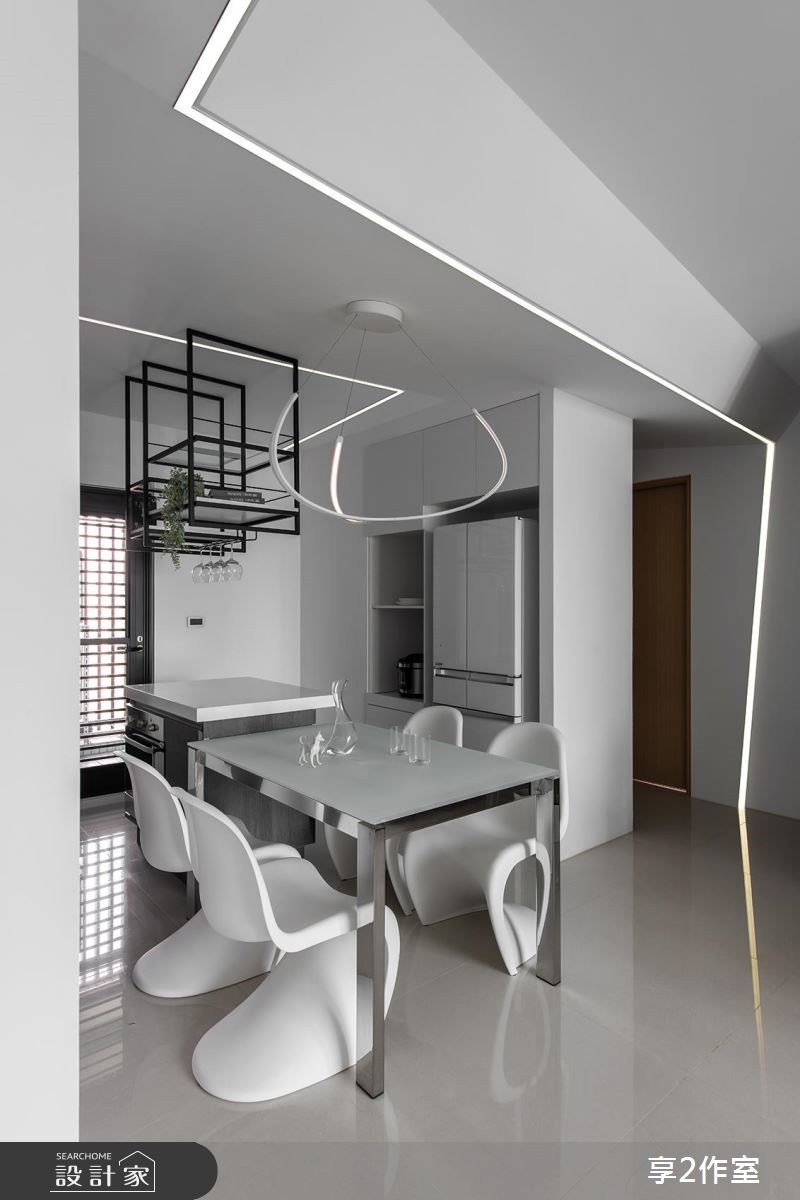20坪新成屋(5年以下)＿現代風餐廳案例圖片＿享享室內設計＿享享_02之6