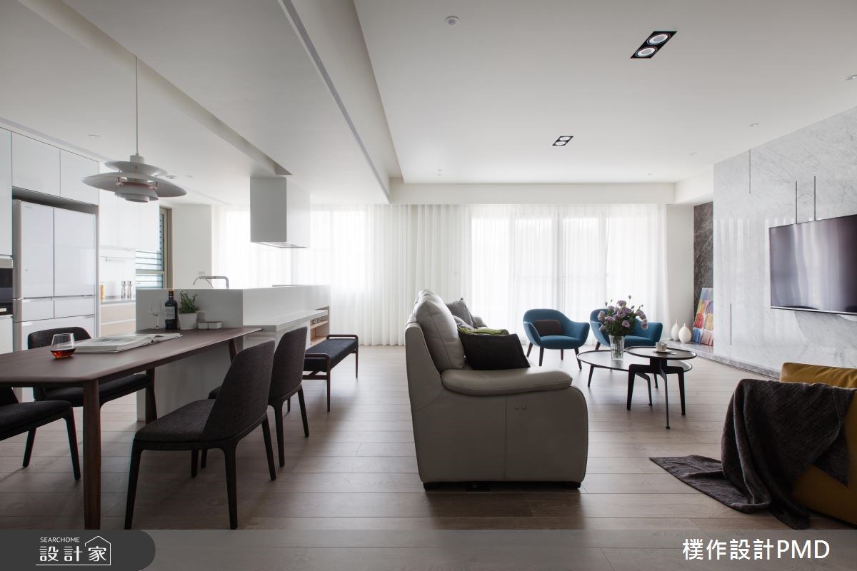 60坪老屋(16~30年)＿現代風客廳餐廳吧檯案例圖片＿樸作設計有限公司/PMD＿樸作_01之9