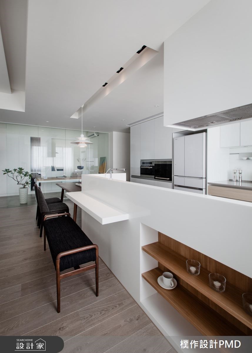 60坪老屋(16~30年)＿現代風餐廳吧檯案例圖片＿樸作設計有限公司/PMD＿樸作_01之11