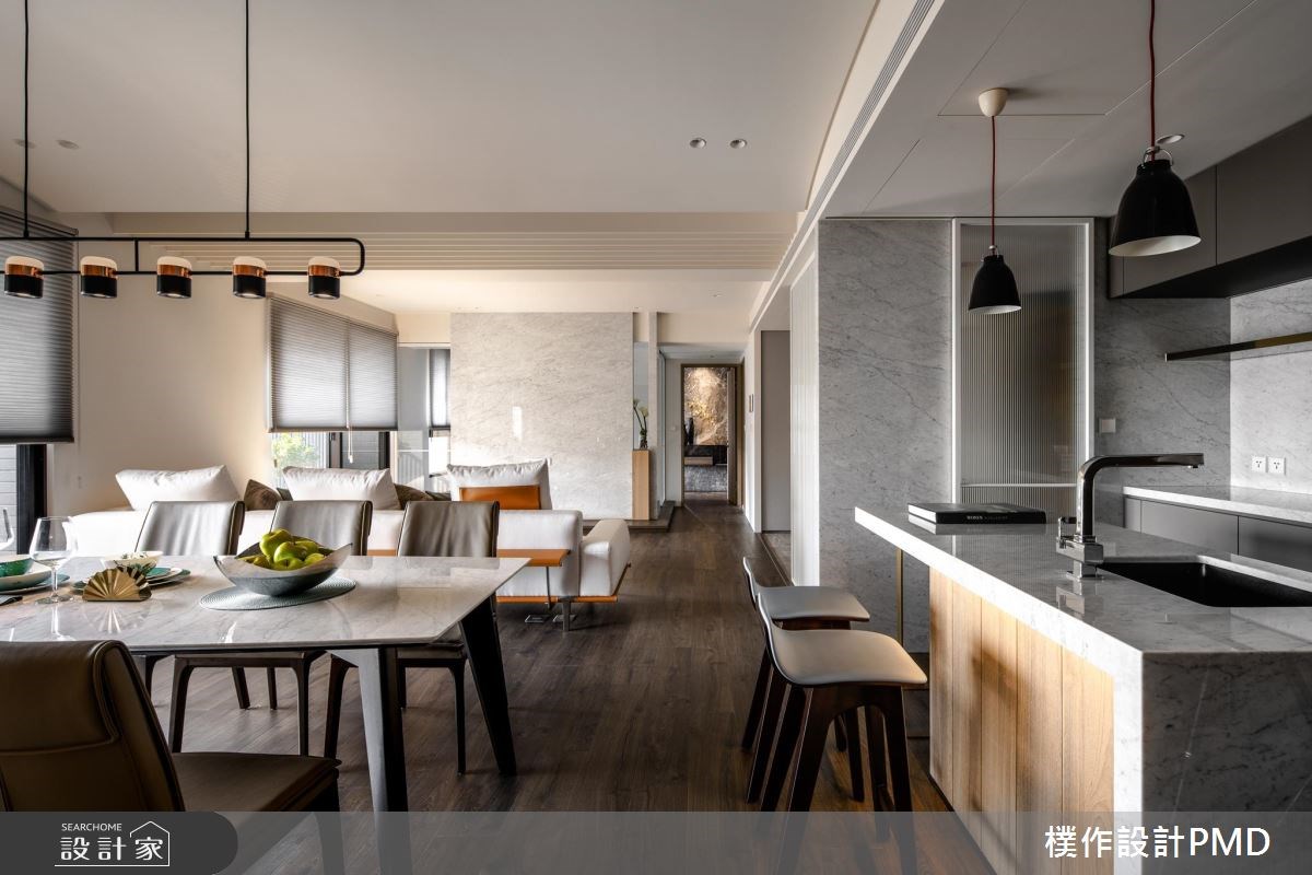 50坪新成屋(5年以下)＿現代風客廳餐廳吧檯案例圖片＿樸作設計有限公司/PMD＿樸作_11之8
