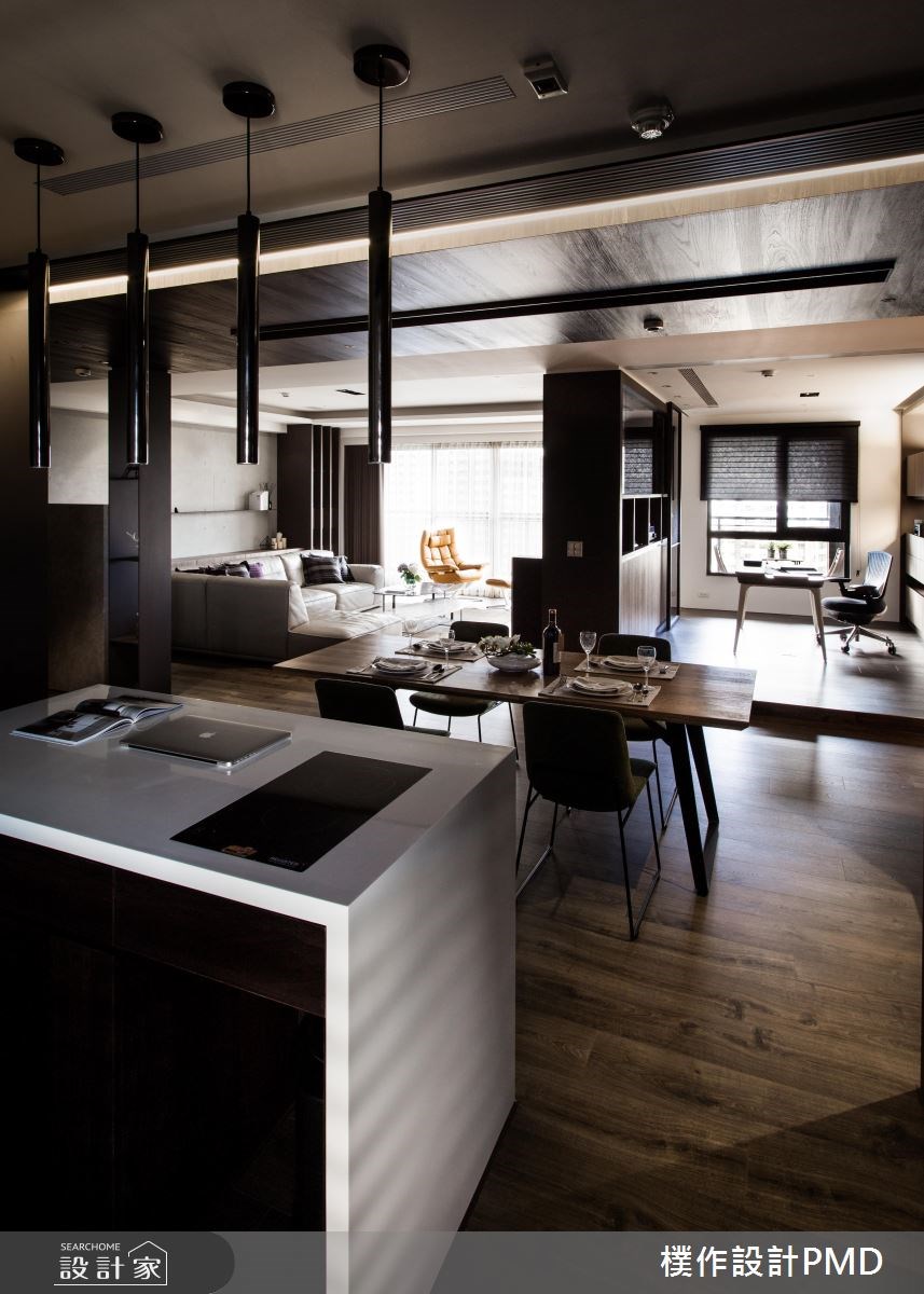 60坪新成屋(5年以下)＿混搭風客廳餐廳吧檯工作區案例圖片＿樸作設計有限公司/PMD＿樸作_06之17