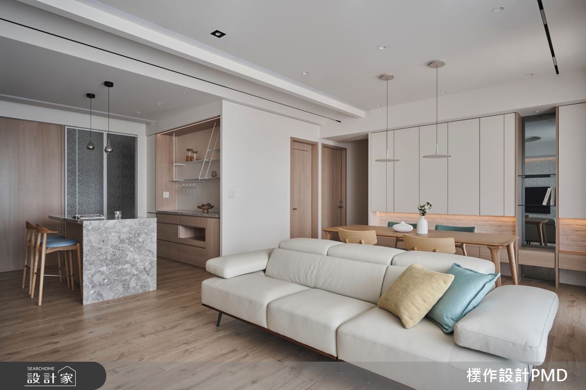 31坪新成屋(5年以下)＿現代北歐風客廳餐廳吧檯中島案例圖片＿樸作設計有限公司/PMD＿樸作_27之14