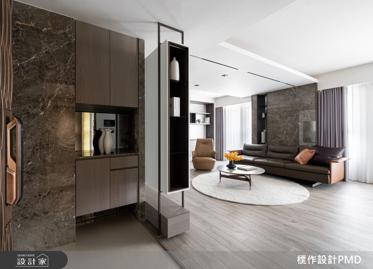 43坪新成屋(5年以下)＿現代風玄關客廳案例圖片＿樸作設計有限公司/PMD＿樸作_30之1