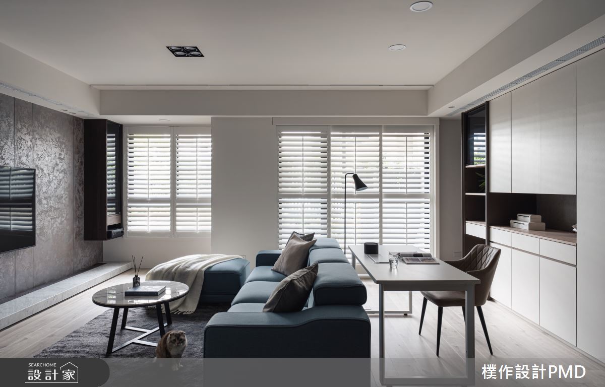 30坪新成屋(5年以下)＿簡約風客廳工作區案例圖片＿樸作設計有限公司/PMD＿樸作_32之5