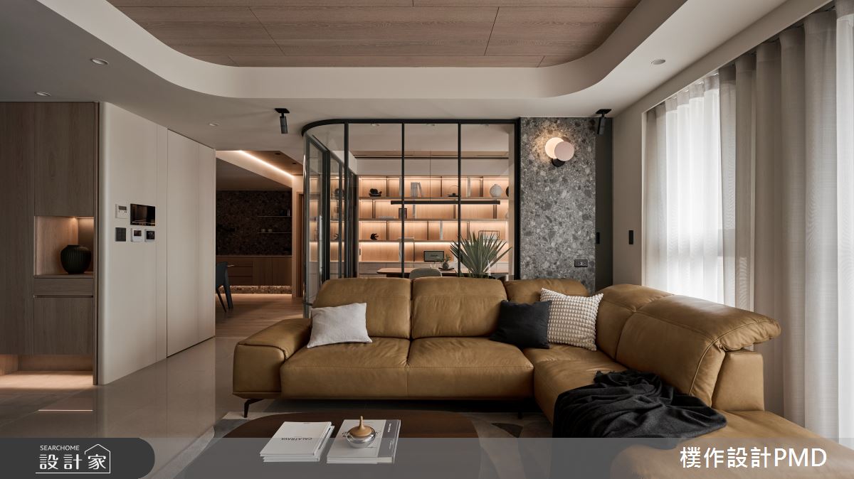 43坪新成屋(5年以下)＿現代風客廳書房案例圖片＿樸作設計有限公司/PMD＿樸作_34之7
