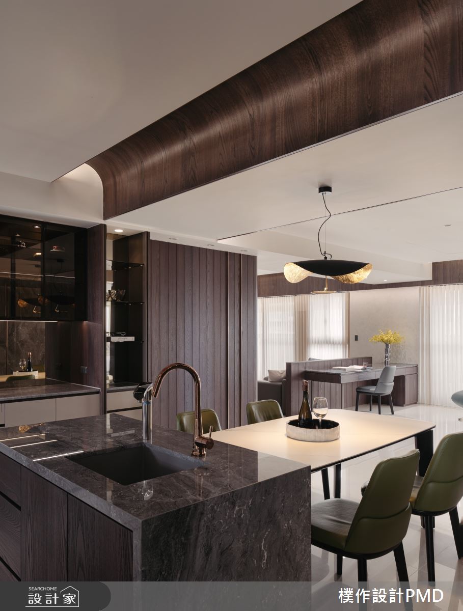 60坪新成屋(5年以下)＿奢華風餐廳中島案例圖片＿樸作設計有限公司/PMD＿樸作_36之14
