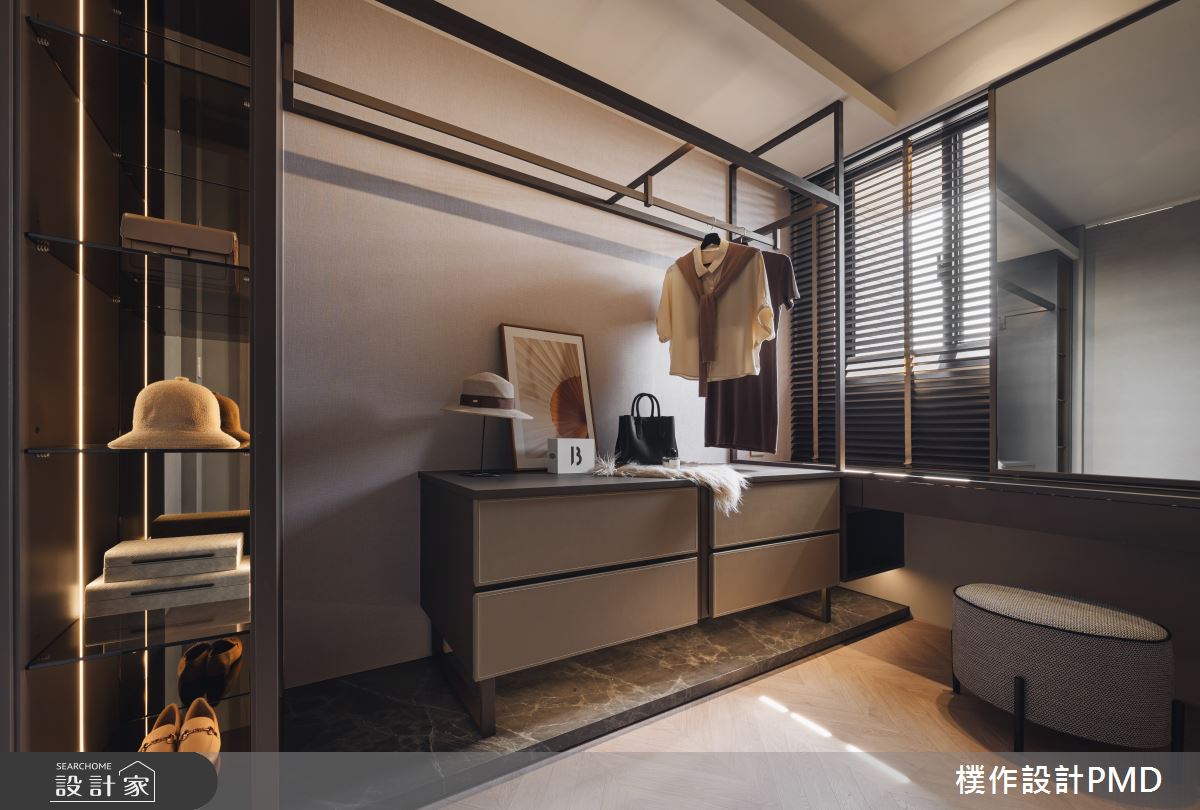 67坪新成屋(5年以下)＿混搭風更衣間案例圖片＿樸作設計有限公司/PMD＿樸作_39之17