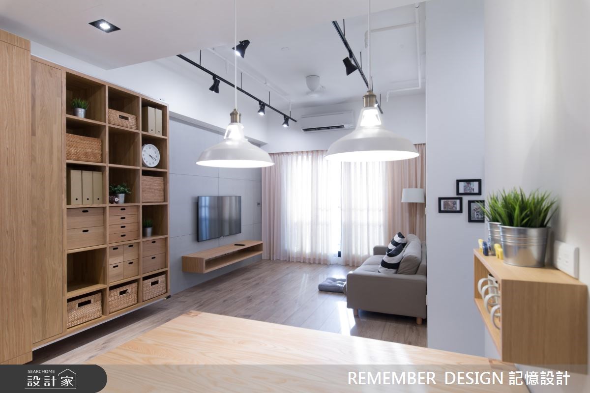 26坪新成屋(5年以下)＿簡約風客廳案例圖片＿記憶設計＿記憶_02之2
