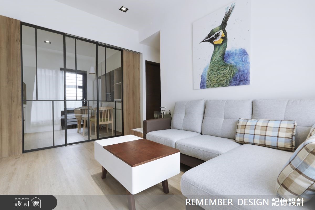 18坪預售屋＿北歐風客廳案例圖片＿記憶設計＿記憶_04之9