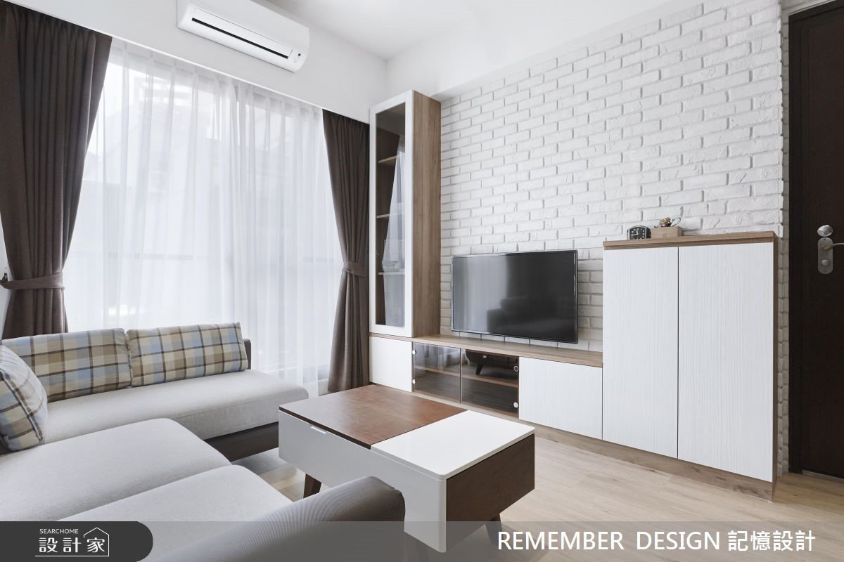 18坪預售屋＿北歐風客廳案例圖片＿記憶設計＿記憶_04之1