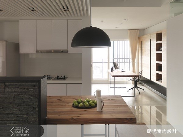 45坪預售屋＿北歐風廚房案例圖片＿明代室內裝修設計有限公司＿明代_01之8