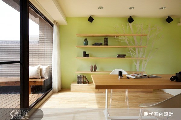 80坪新成屋(5年以下)＿現代風書房案例圖片＿明代室內裝修設計有限公司＿明代_02之45