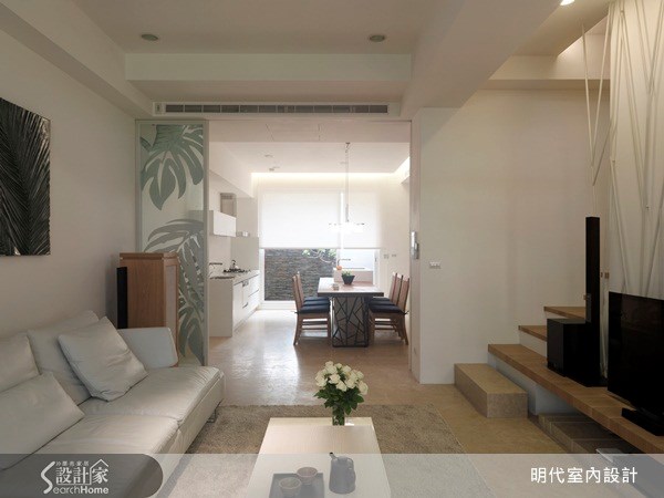 70坪新成屋(5年以下)＿休閒風客廳案例圖片＿明代室內裝修設計有限公司＿明代_03之4