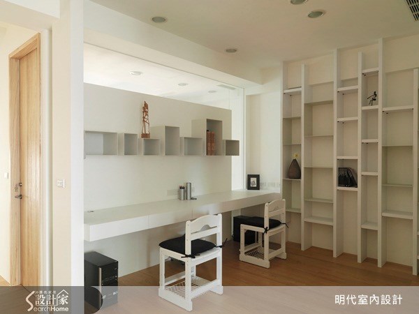 70坪新成屋(5年以下)＿休閒風書房案例圖片＿明代室內裝修設計有限公司＿明代_03之15