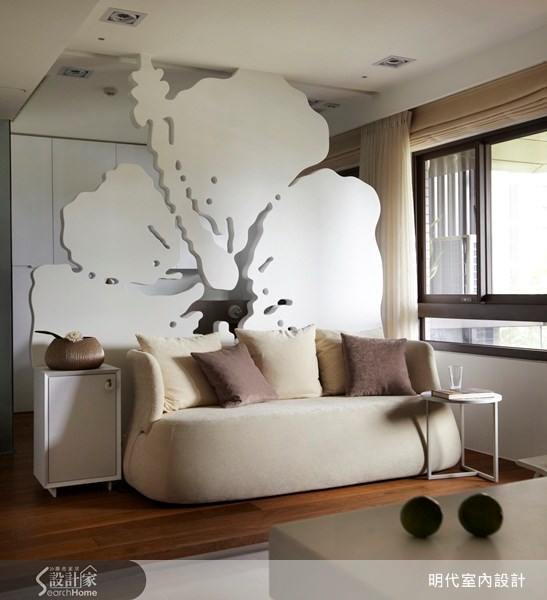 18坪預售屋＿混搭風客廳案例圖片＿明代室內裝修設計有限公司＿明代_04之2