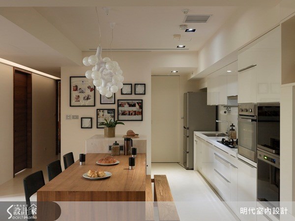 35坪新成屋(5年以下)＿休閒風餐廳廚房案例圖片＿明代室內裝修設計有限公司＿明代_10之22