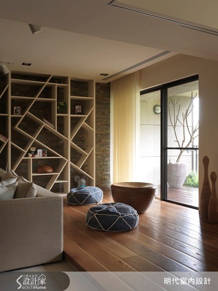 35坪新成屋(5年以下)＿休閒風客廳案例圖片＿明代室內裝修設計有限公司＿明代_10之13