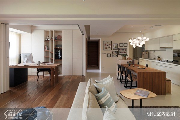 35坪新成屋(5年以下)＿休閒風客廳案例圖片＿明代室內裝修設計有限公司＿明代_10之9