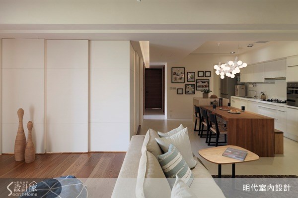35坪新成屋(5年以下)＿休閒風客廳案例圖片＿明代室內裝修設計有限公司＿明代_10之10