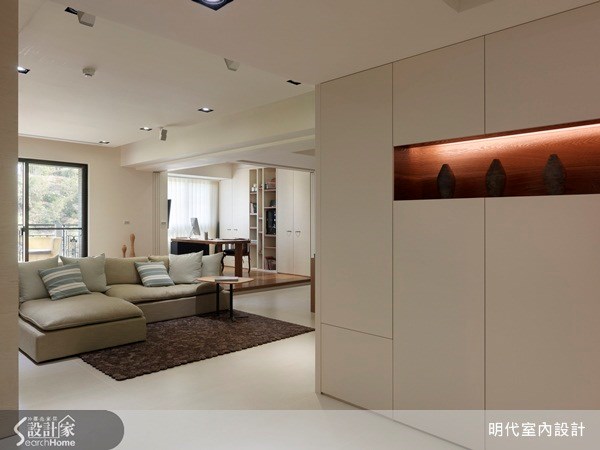 35坪新成屋(5年以下)＿休閒風客廳案例圖片＿明代室內裝修設計有限公司＿明代_10之6