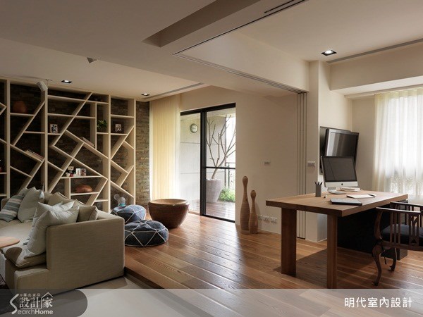35坪新成屋(5年以下)＿休閒風客廳案例圖片＿明代室內裝修設計有限公司＿明代_10之12