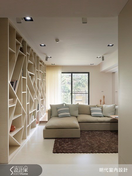 35坪新成屋(5年以下)＿休閒風客廳案例圖片＿明代室內裝修設計有限公司＿明代_10之5