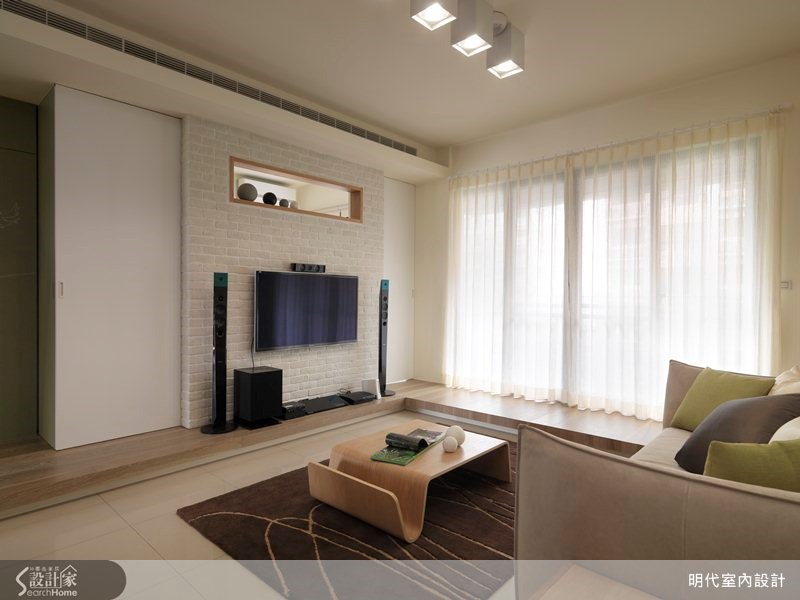 20坪新成屋(5年以下)＿休閒風客廳案例圖片＿明代室內裝修設計有限公司＿明代_11之3