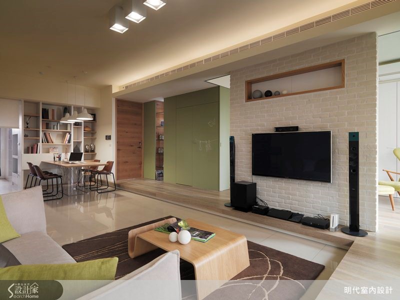 20坪新成屋(5年以下)＿休閒風客廳案例圖片＿明代室內裝修設計有限公司＿明代_11之11