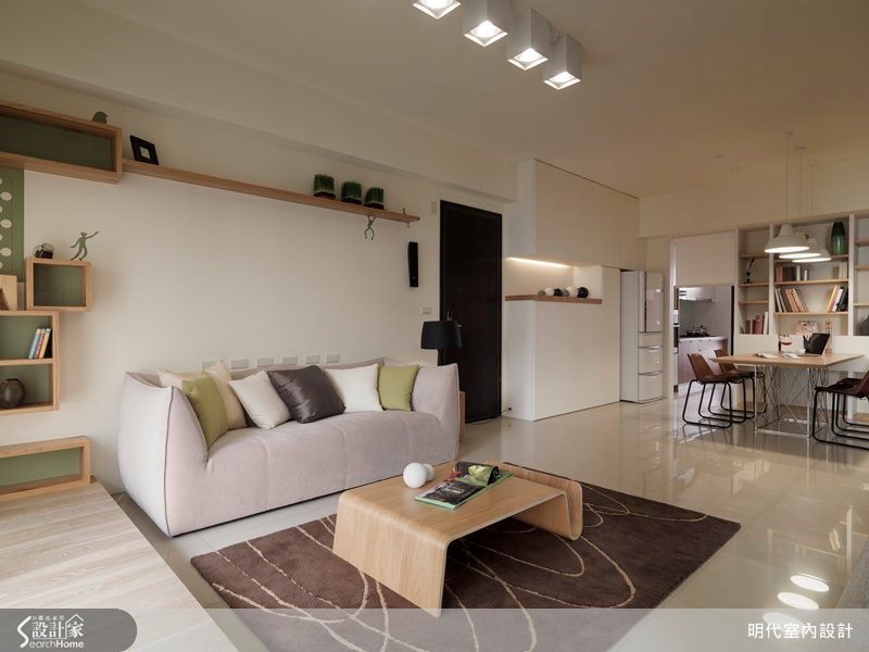 20坪新成屋(5年以下)＿休閒風客廳案例圖片＿明代室內裝修設計有限公司＿明代_11之12