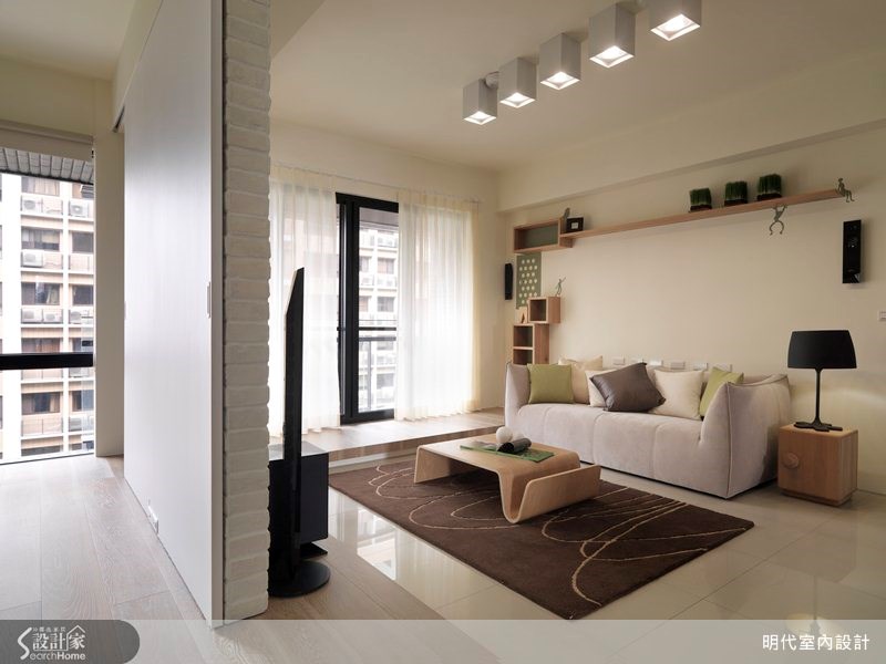 20坪新成屋(5年以下)＿休閒風客廳案例圖片＿明代室內裝修設計有限公司＿明代_11之5