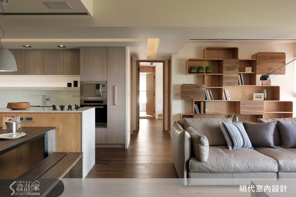 31坪預售屋＿休閒風客廳案例圖片＿明代室內裝修設計有限公司＿明代_13之9