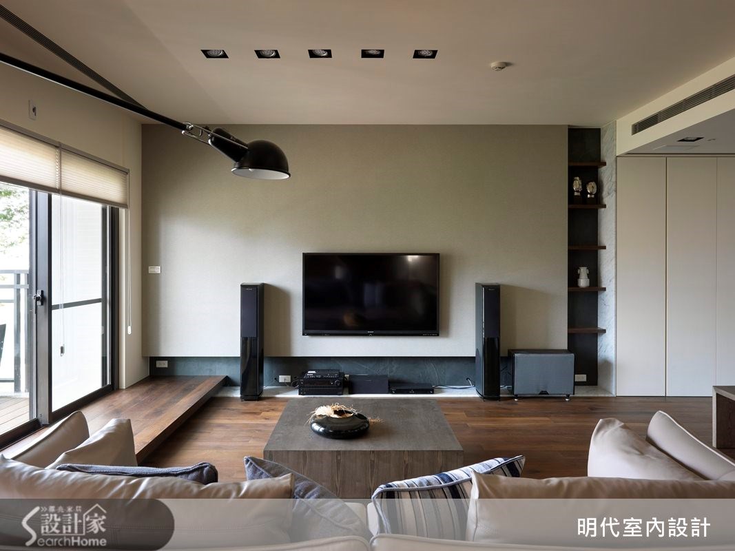 31坪預售屋＿休閒風客廳案例圖片＿明代室內裝修設計有限公司＿明代_13之2
