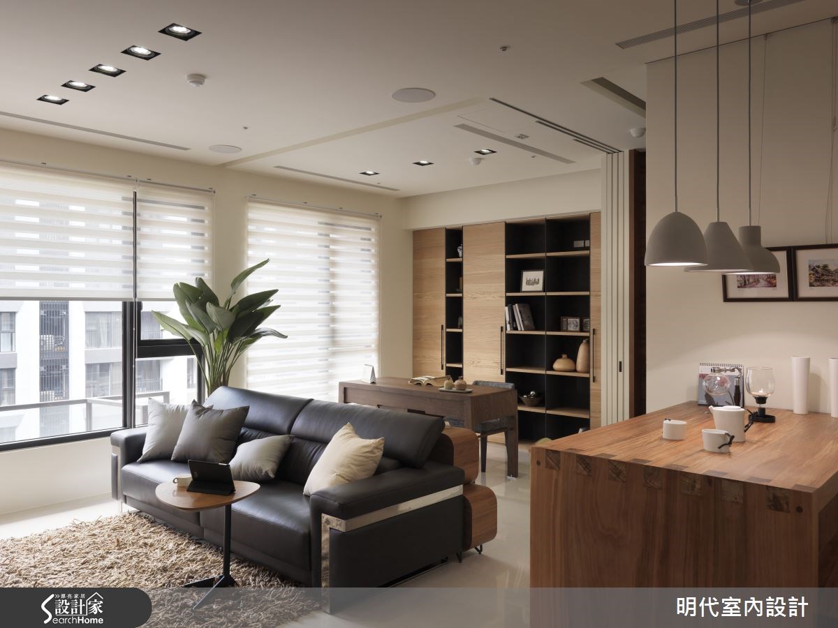 28坪新成屋(5年以下)＿療癒風客廳案例圖片＿明代室內裝修設計有限公司＿明代_14之2